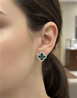 Earrings Ultima Edizione Woman tiffany in Silver OAO7371 VERDE GIALLO